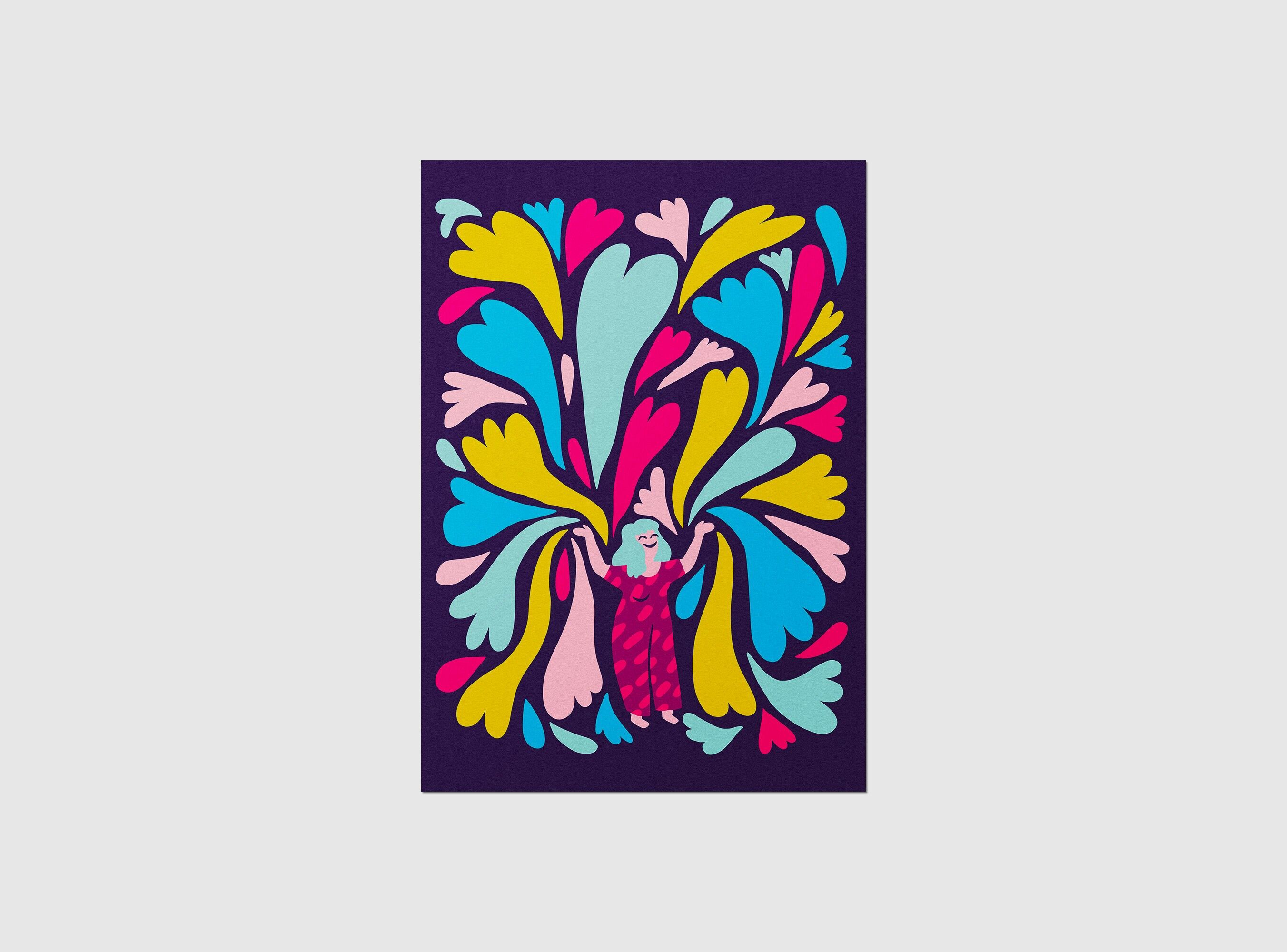 CARTA A5 - RAGAZZA BUONA GIORNATA