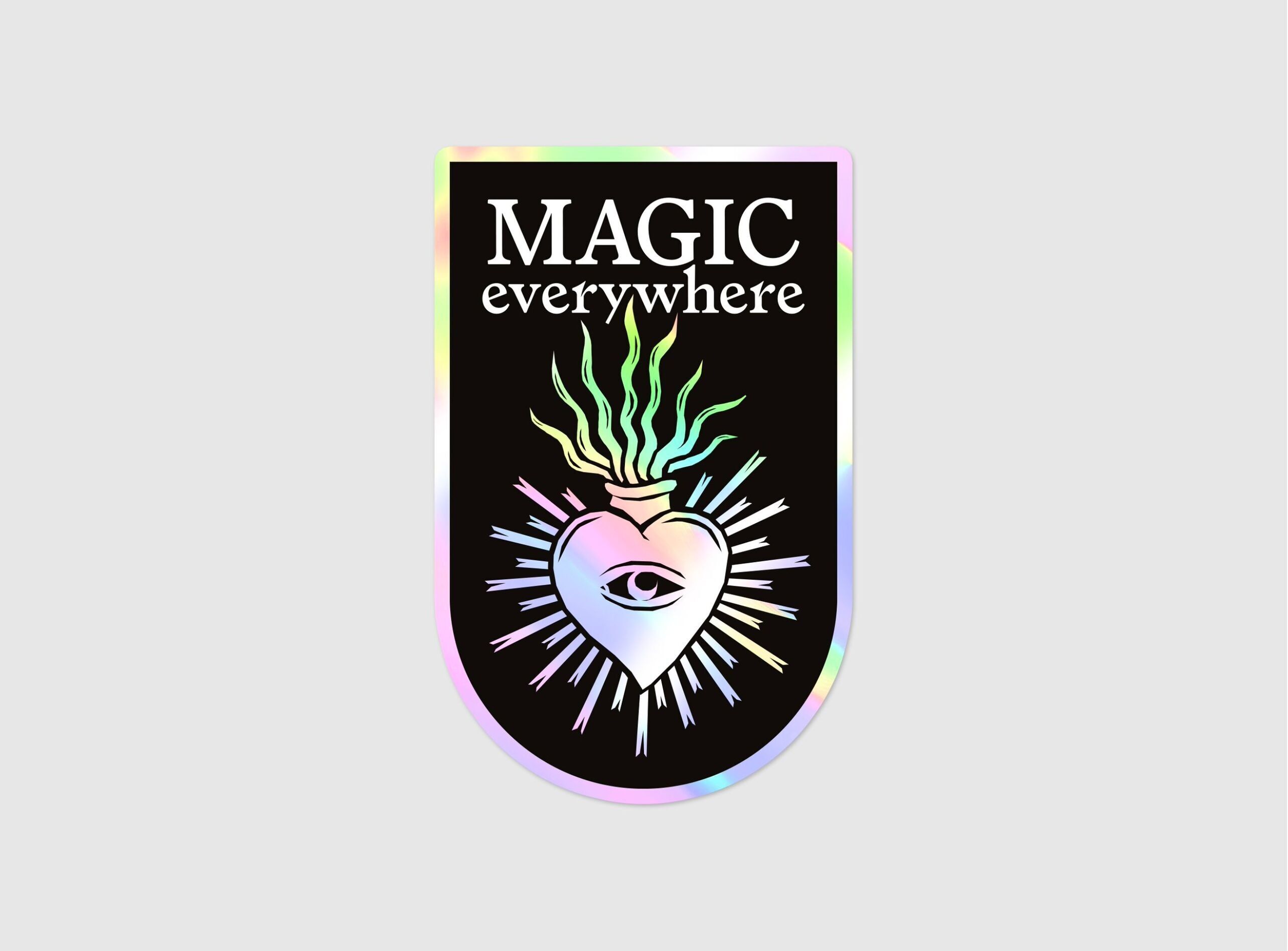 PEGATINA HOLOGRÁFICA - MÁGICA