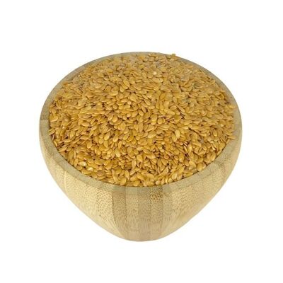 Semillas de lino dorado orgánico a granel - 250g