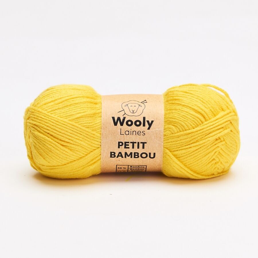 Lot De 4 Pelotes De Laine Tweed Chocolat Et Jaune - Fabriqué En France - Aiguille 5