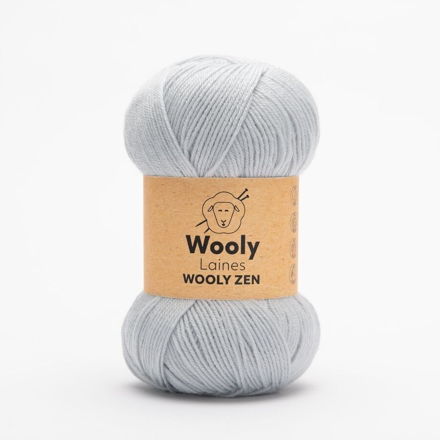 WOOLY ZEN HELLGRAU Acrylwolle