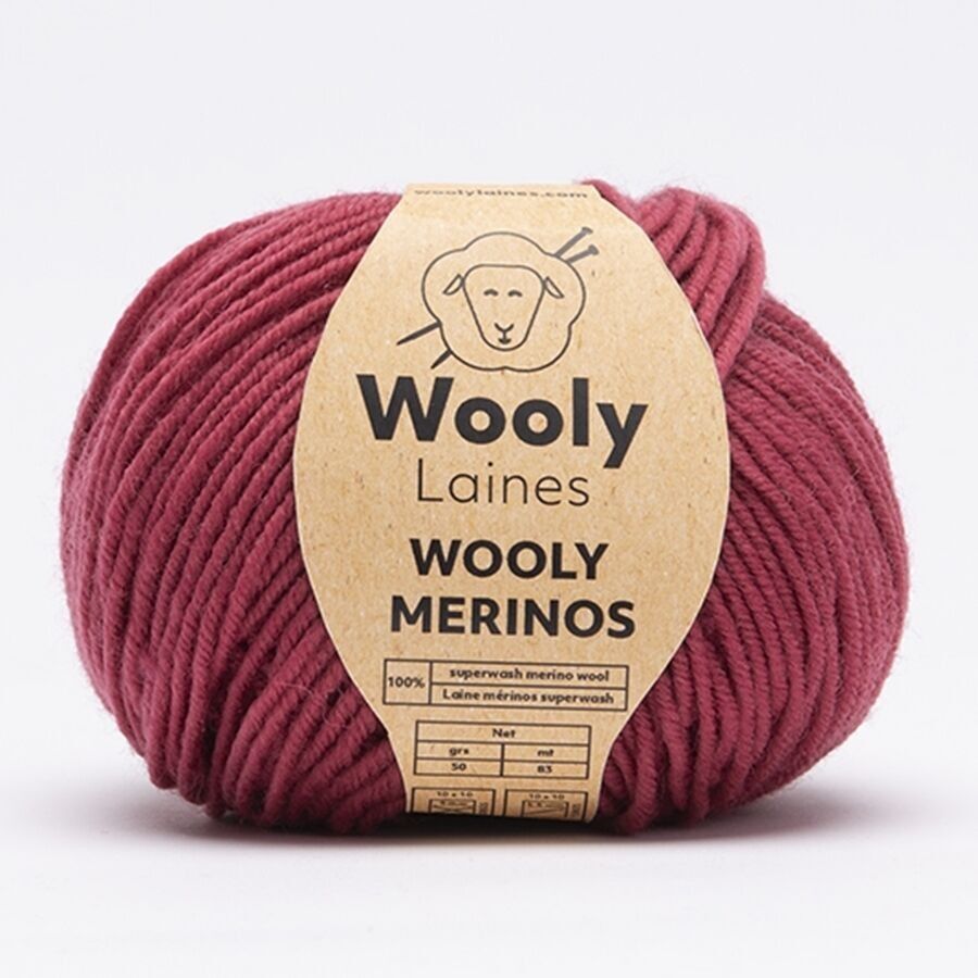 Ovillo de lana WOOLY MERINOS TERRACOTA