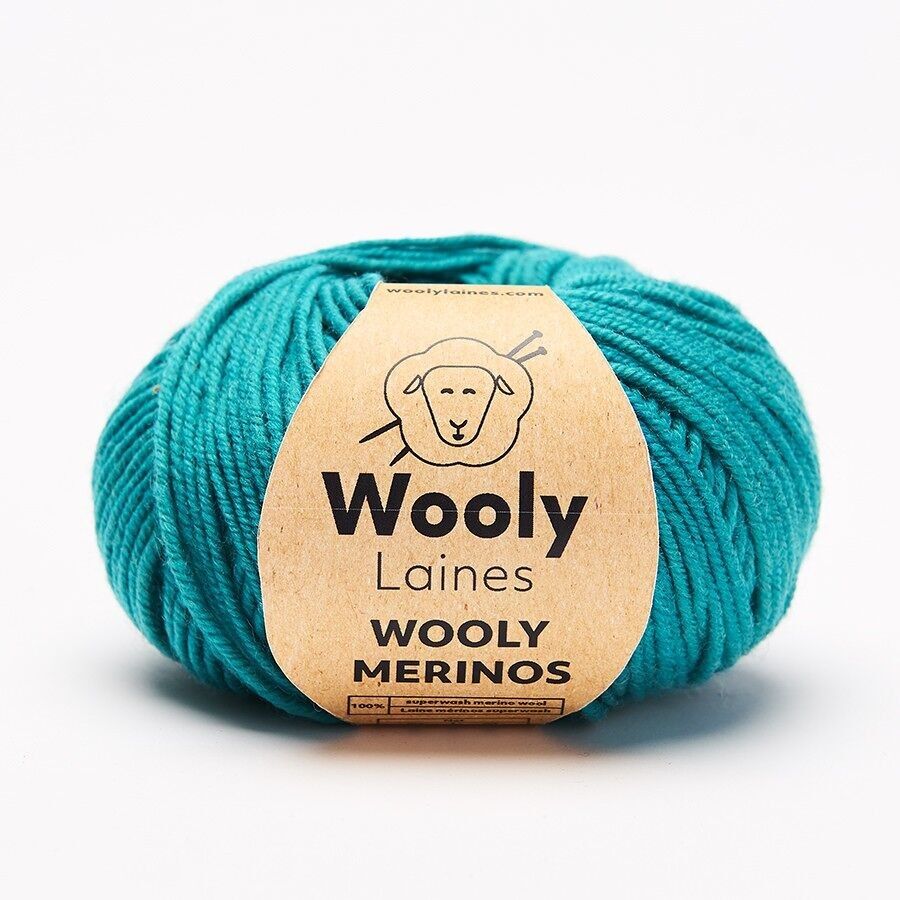 Ovillo de lana WOOLY MERINOS EMERALD
