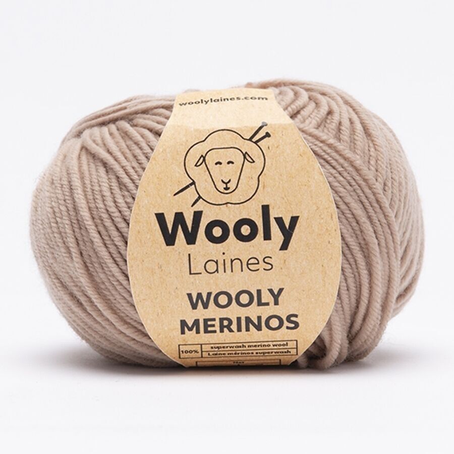 Ovillo de lana CAMEL WOOLY MERINOS