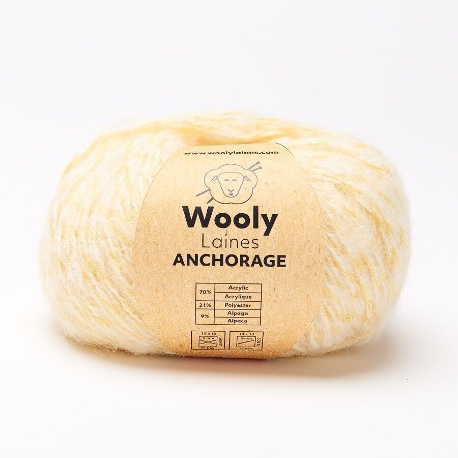 BOLA DE ALPACA ANCHORAGE ECRU/AMARILLA