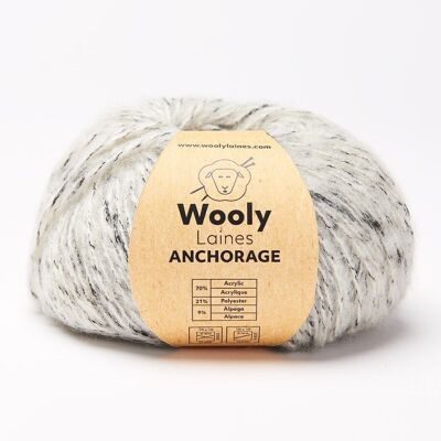 ANCHORAGE ALPACA BALL CHALK/SILVER