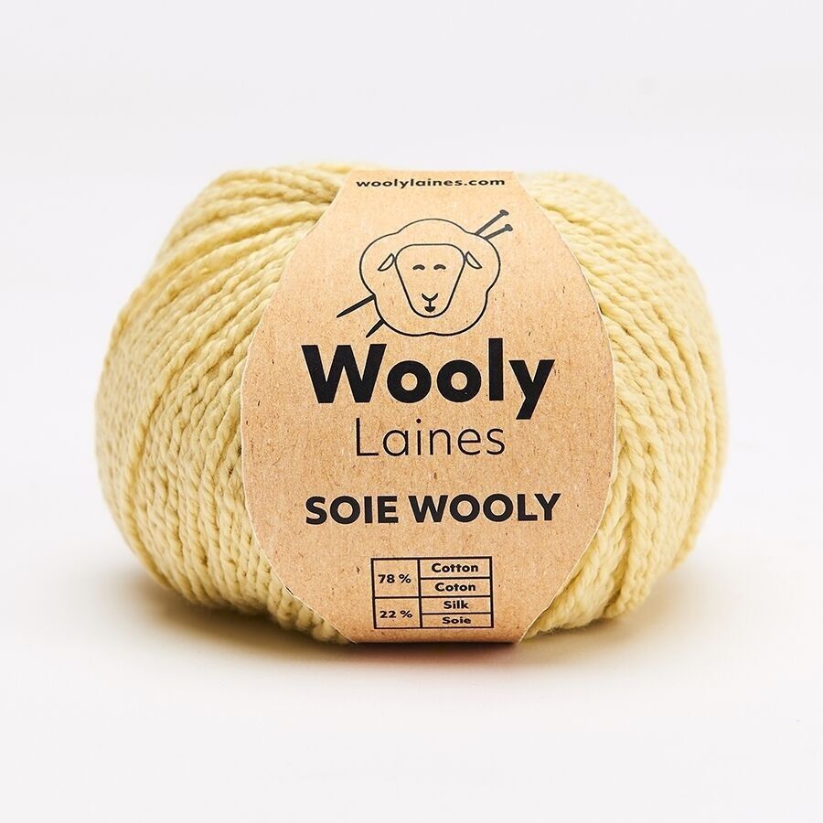 Wollknäuel in SEIDE WOOLY GELB
