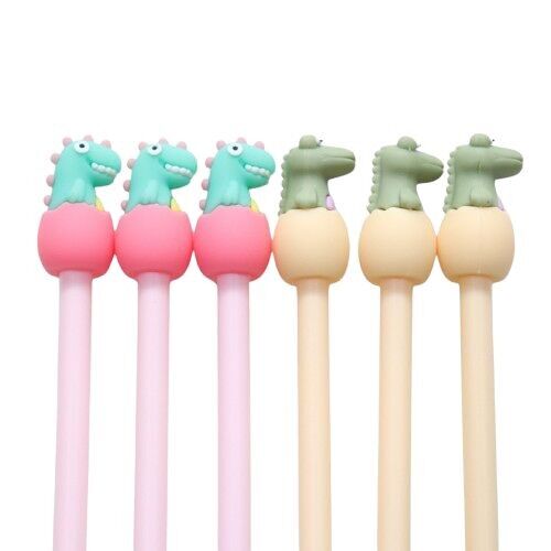 Set di 3 penne Baby Dinos e 3 penne Baby Croco