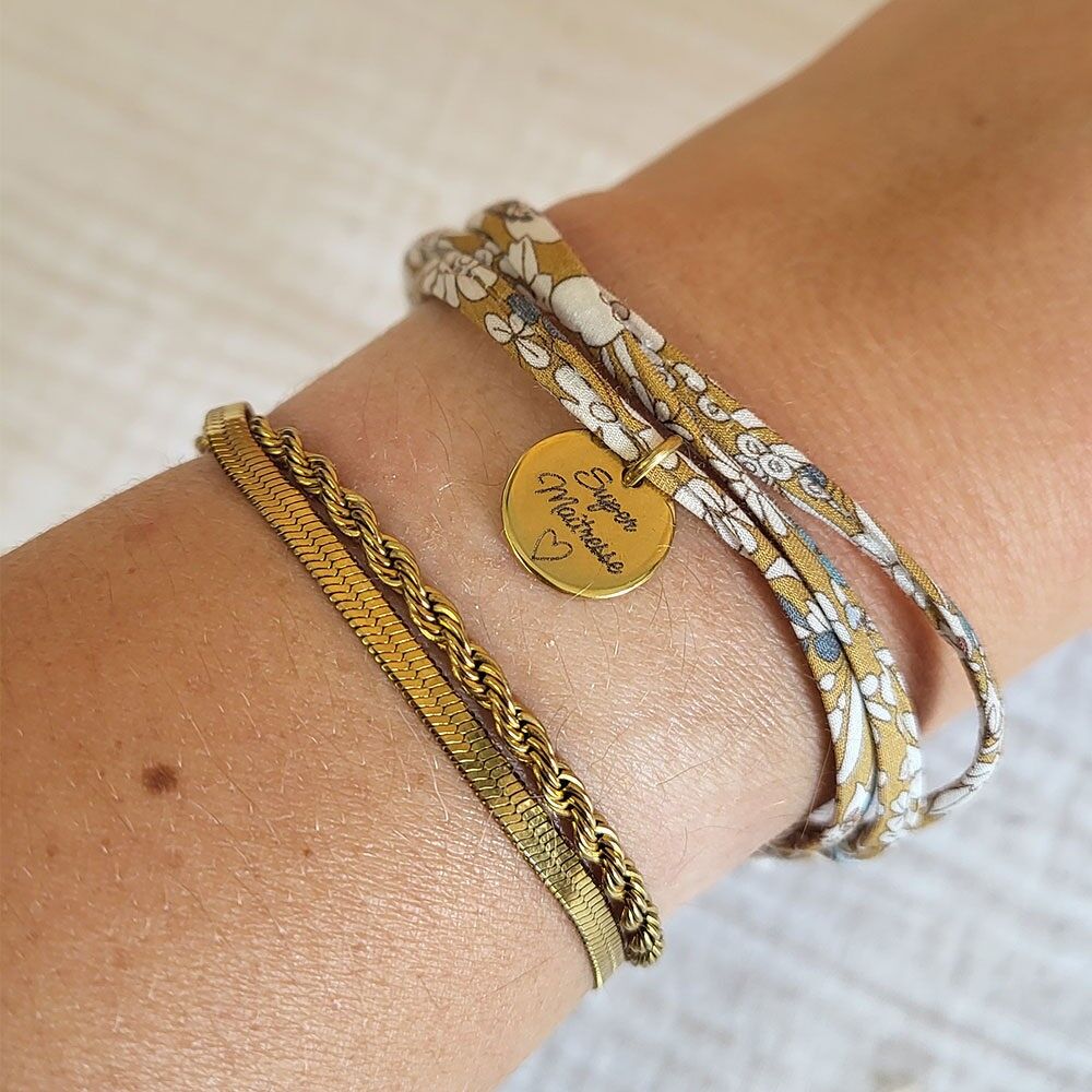 Bracciale Liberty in acciaio inossidabile - June Meadow