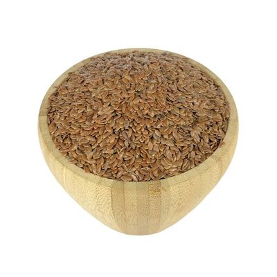 Semillas de lino marrón orgánico a granel - 250g