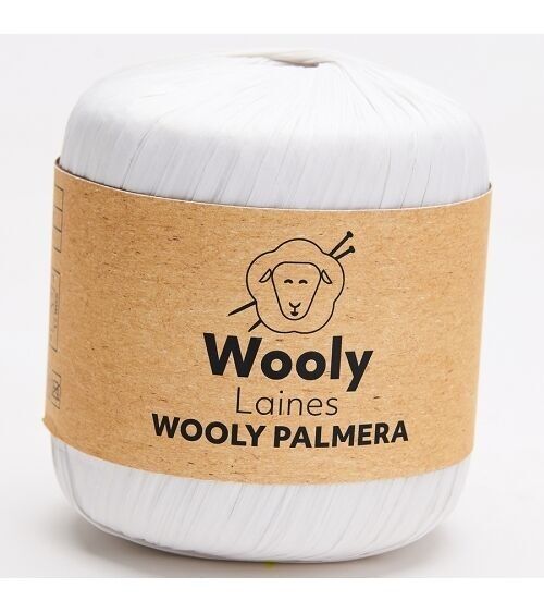 Weißes Palmera-Bastgarn