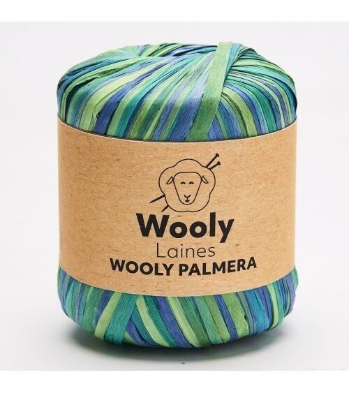 Smaragdgrünes Palmera-Raffiagarn