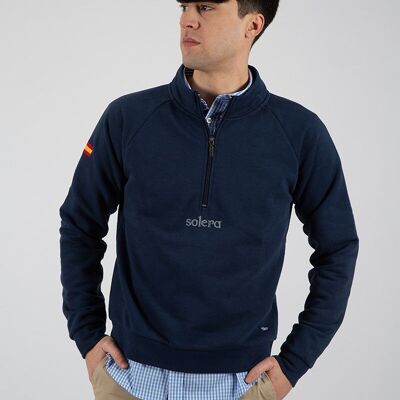 Sweat-shirt bleu marine