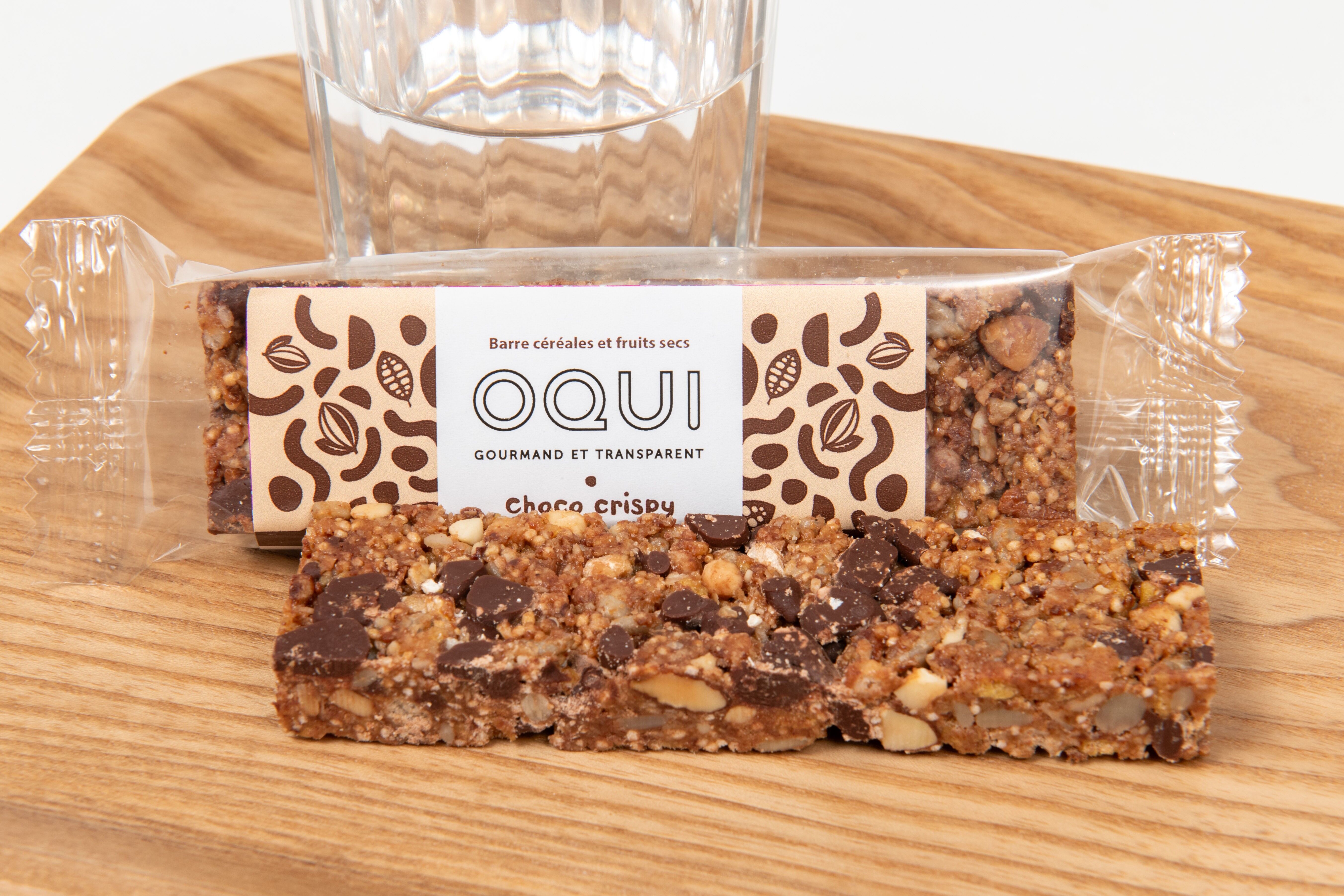 Choco Crispy Müsliriegel - 20 Stück verpackt mit 33 gr