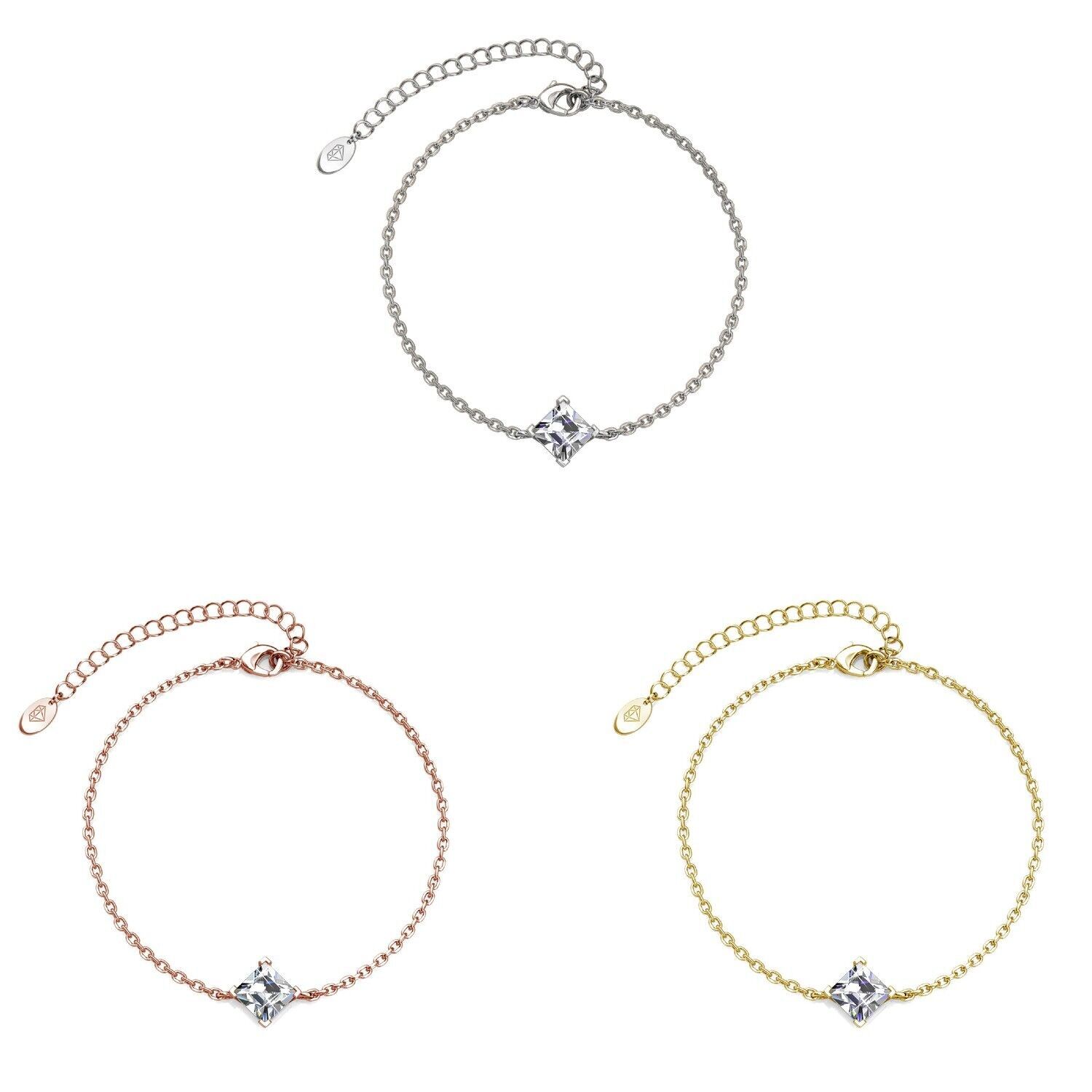 Bracelets Calle - Doré, Or Rosé, Argenté et cristal