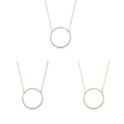 Collane Olina - Oro, Oro Rosa, Argento e Cristallo