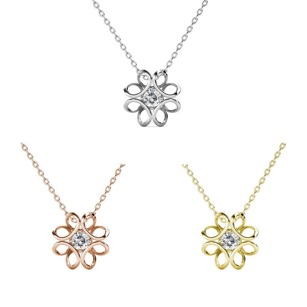 Ciondoli Narciso - Oro, Oro Rosa, Argento e Cristallo