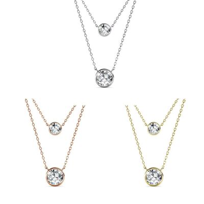 Juliet Pendants - Gold, Rose Gold, Silver and Crystal