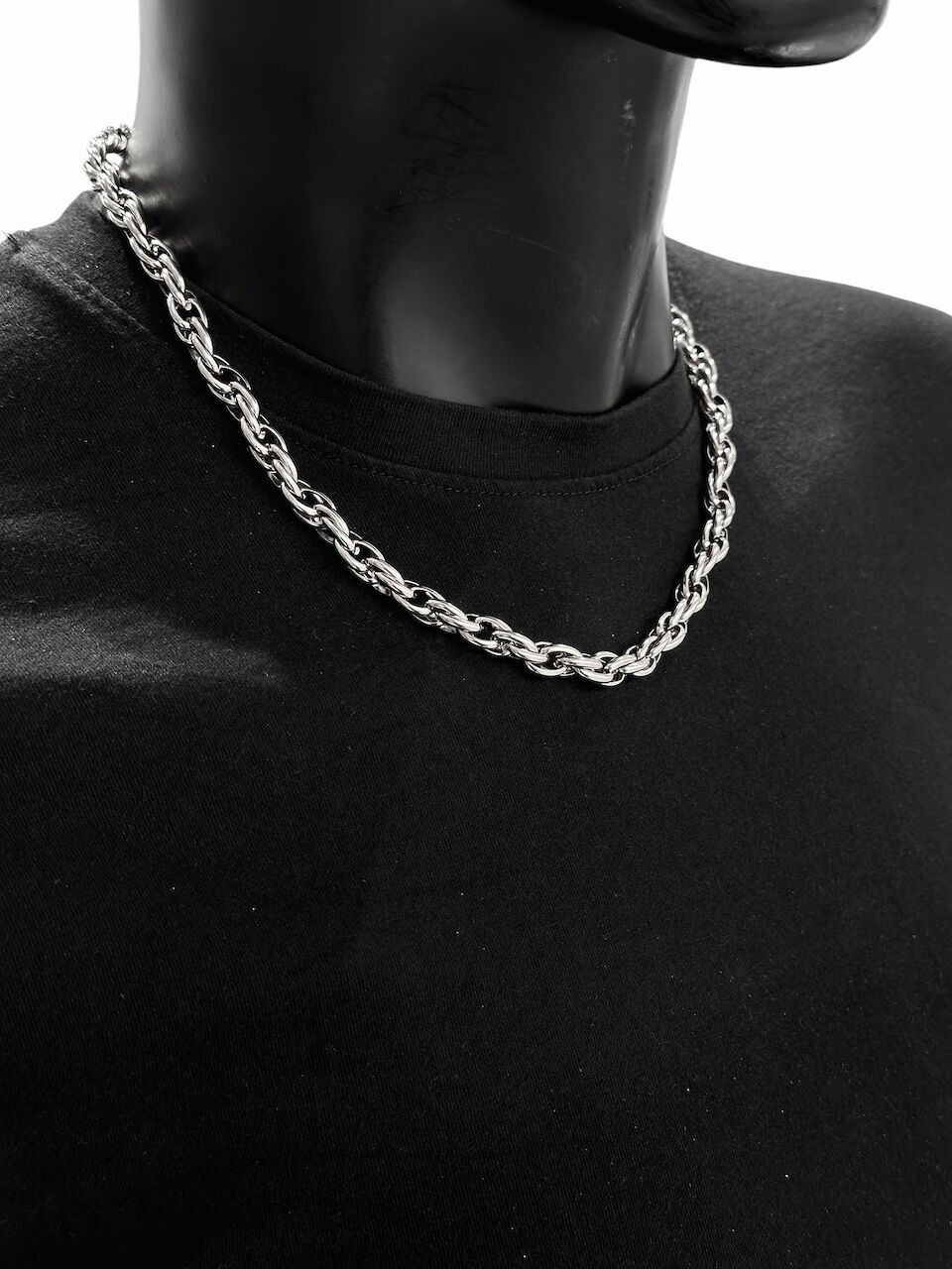 Collar de acero inoxidable de 50 cm 224OP66