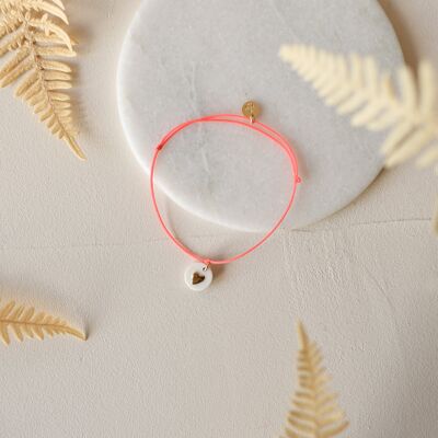 Heart Medallion Bracelet