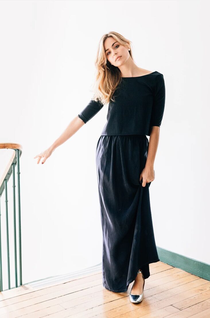 Il set "Marina": eleganza senza tempo in seta nera