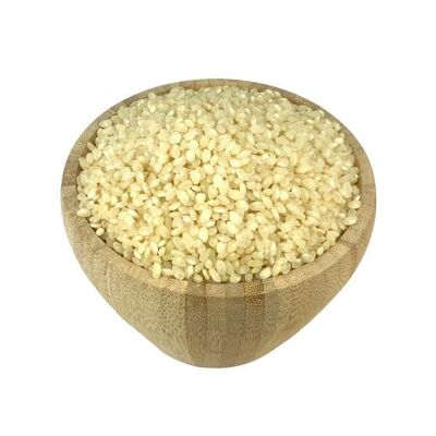 Organic Round White Rice in Bulk - 250g