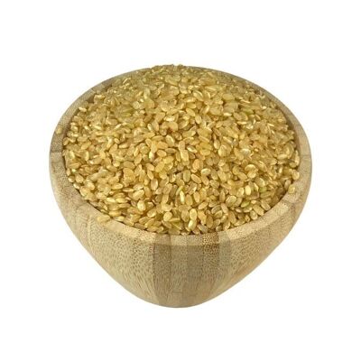 Organic whole round rice in bulk - 500g