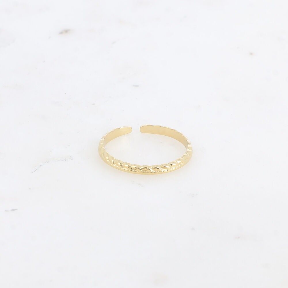 Aurora Ring – Gedrehter und gerippter Effekt