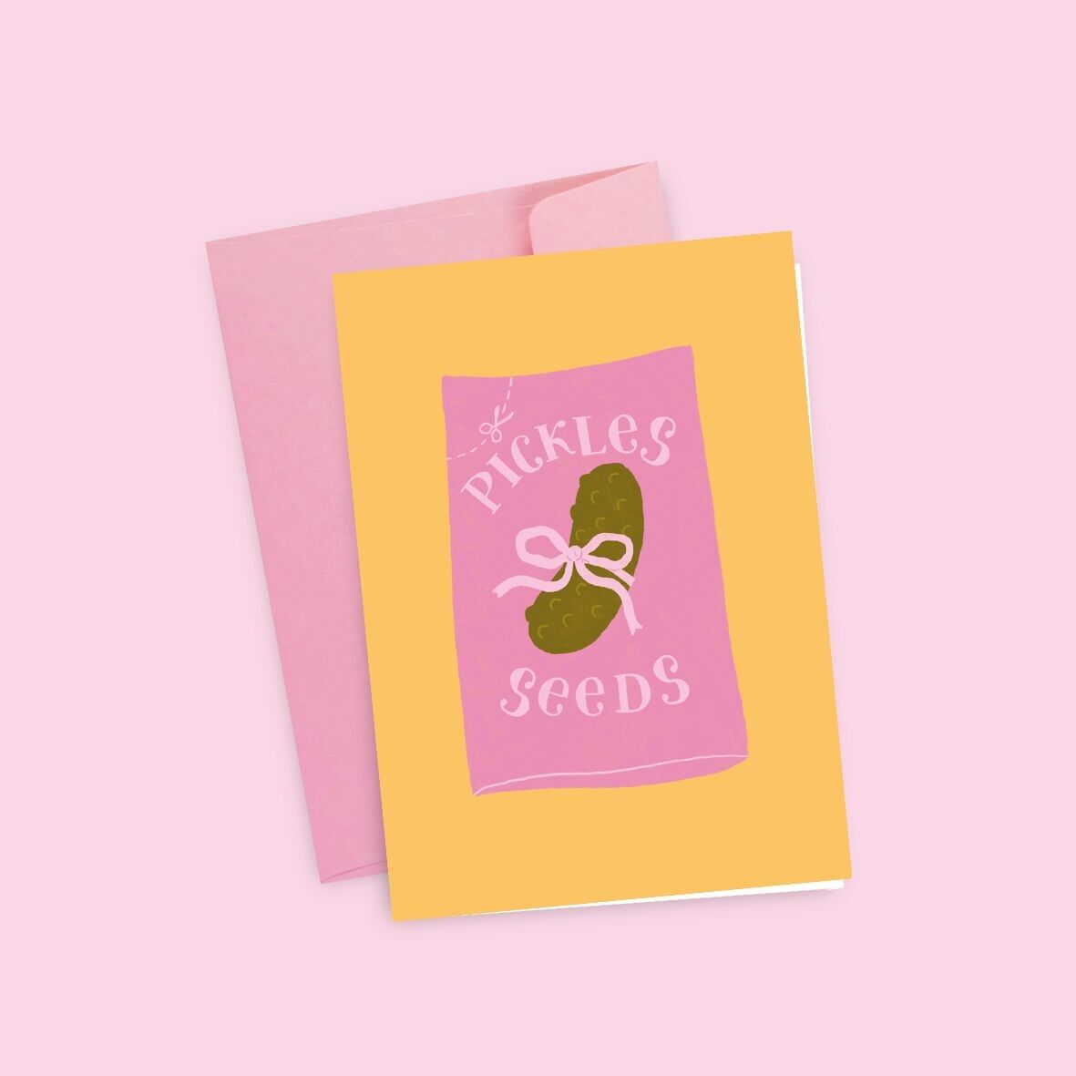 Cartolina postale. Semi di sottaceto