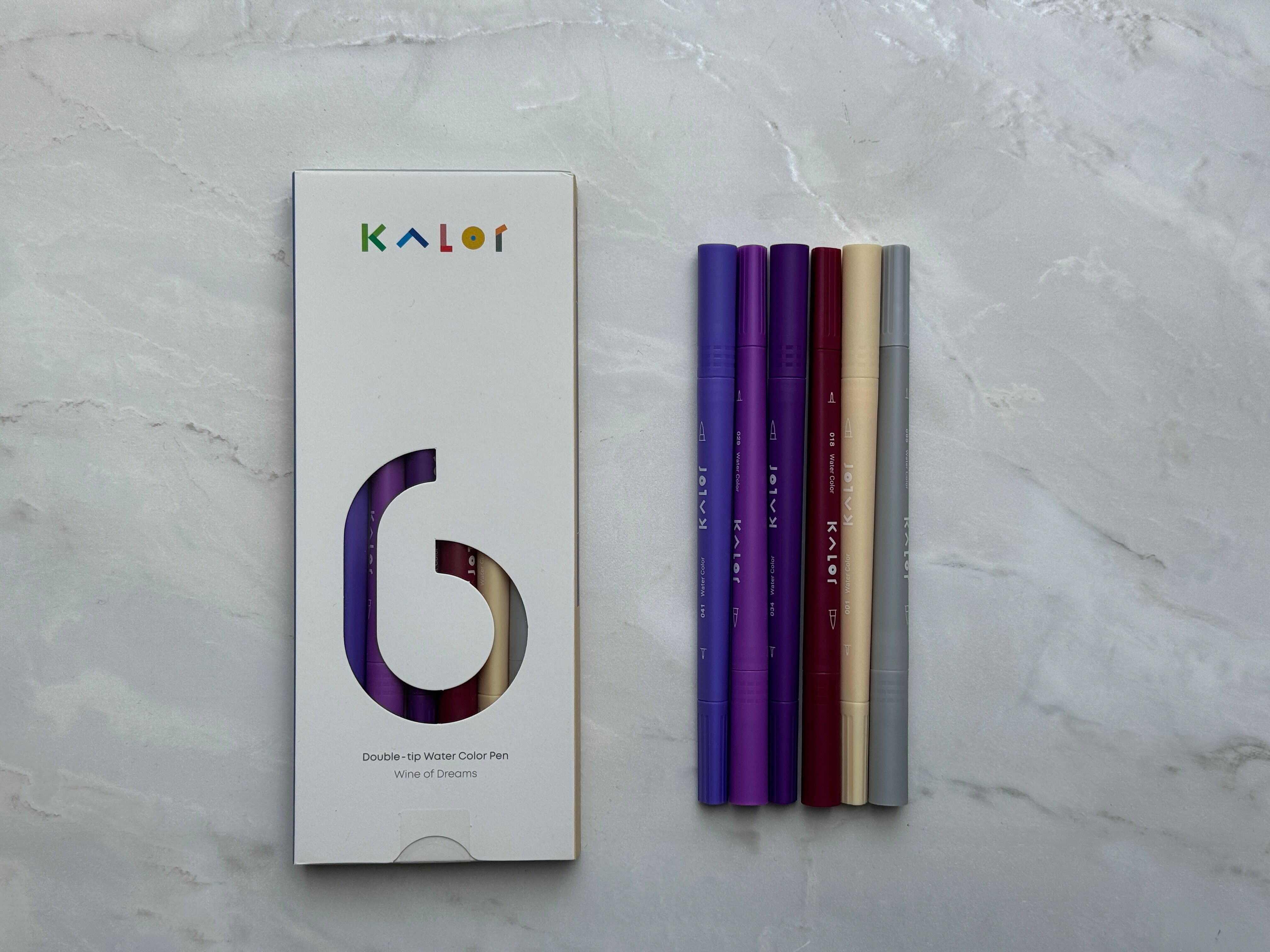Matite acquerellabili a doppia punta KACO Kalor “VINO DEI SOGNI”