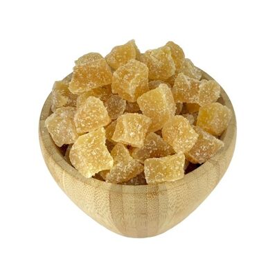 Organic Candied Ginger in Bulk - 125g