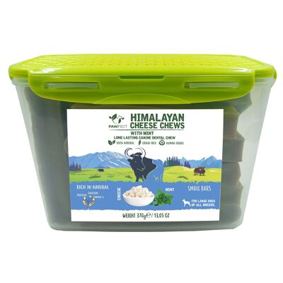 Barrette masticabili al formaggio e menta Pawfect Himalayan (piccole | Confezione multipla in vaschetta) Confezione da 10 (370 g/26,5 l).(45 once)