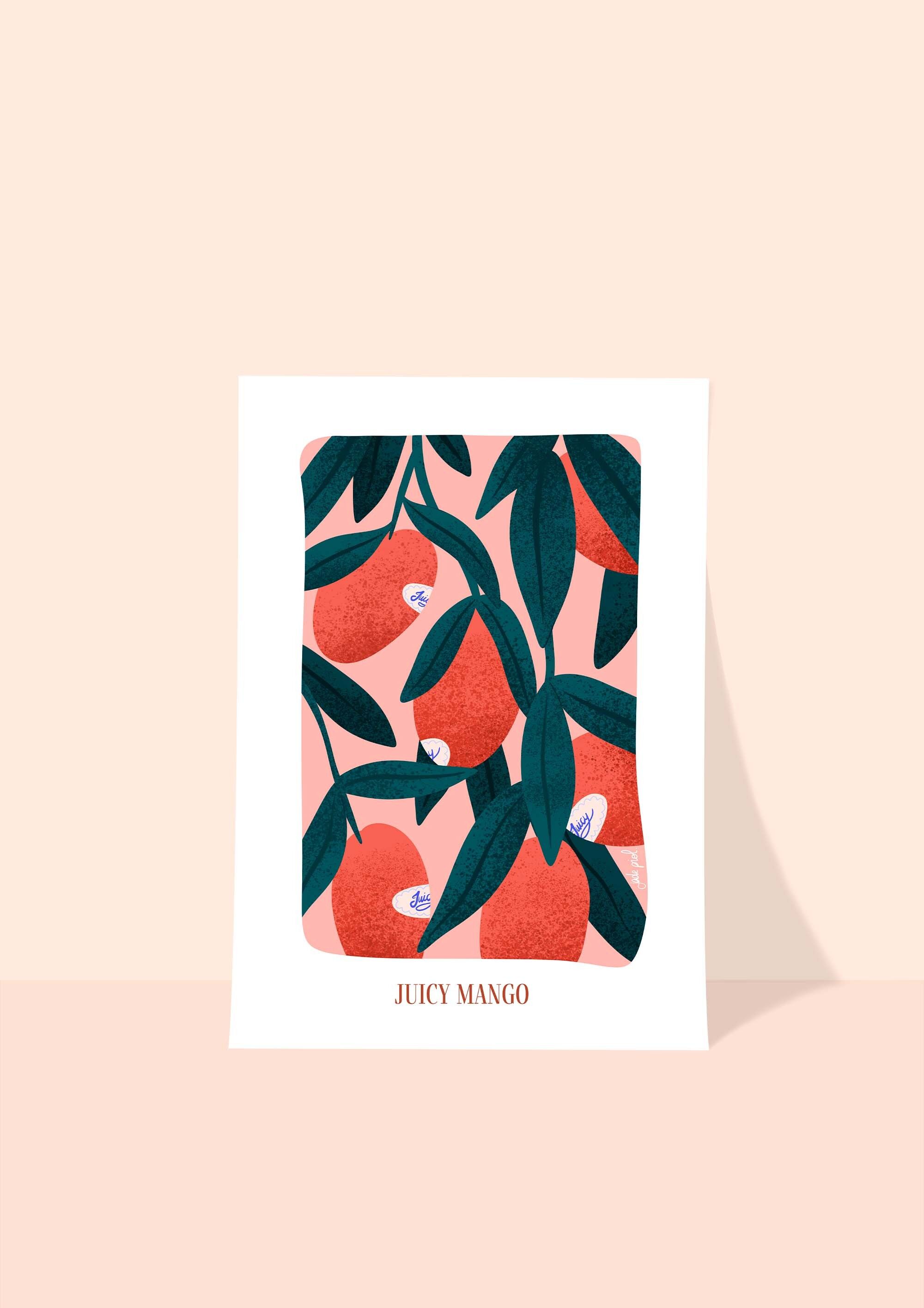 Poster di frutta - Mango 42x59,4cm (A2)