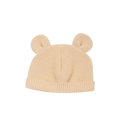 CAPPELLO IN MAGLIA CARAMELLO