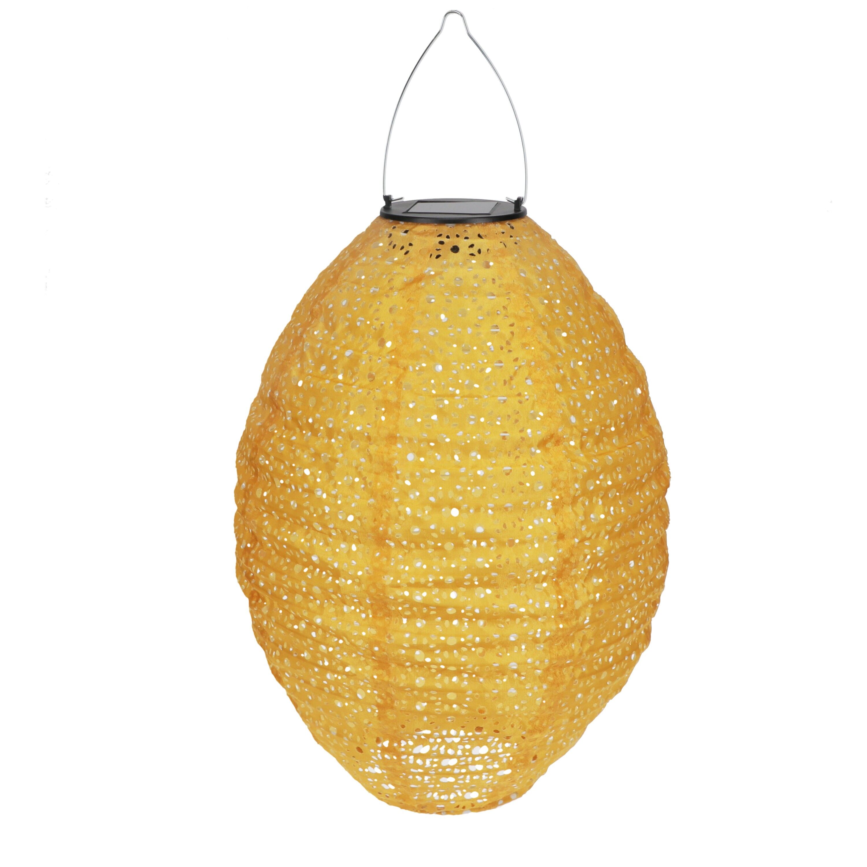 Lanterna solare da esterno - Giallo senape