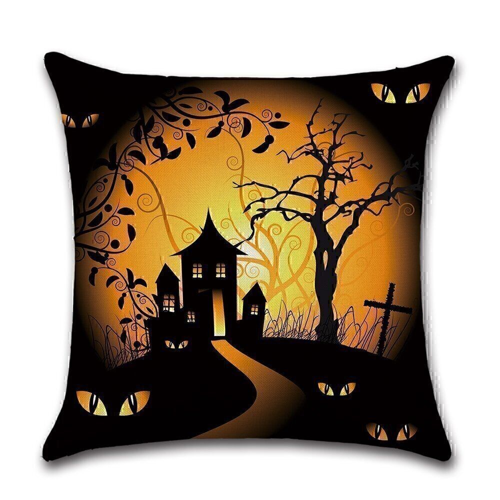 Kussenhoes Halloween - La casa stregata