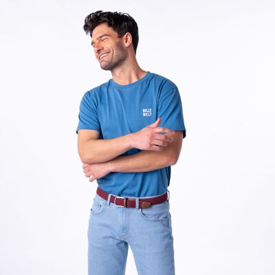 Elastic braided belt Wine lees