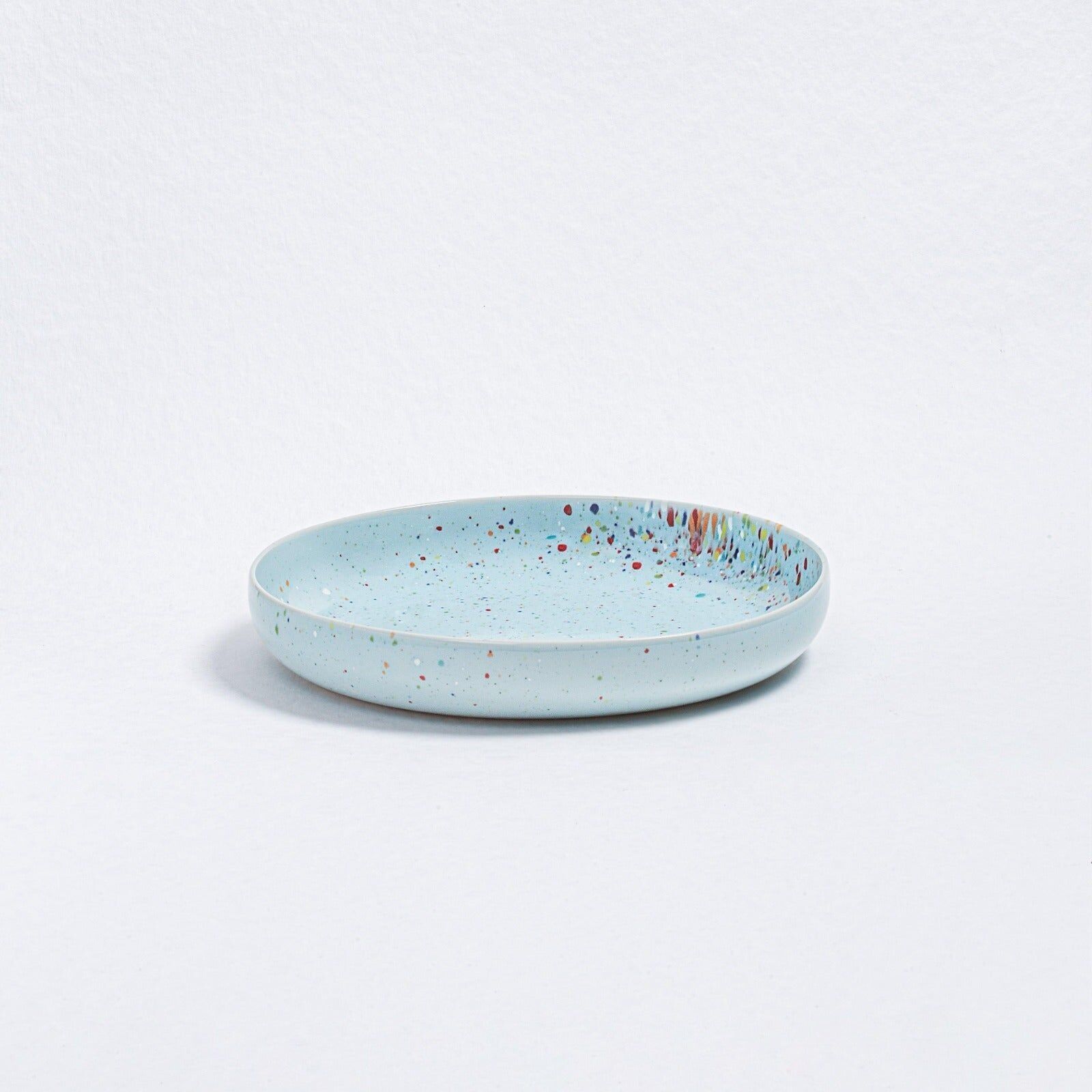 New Party Low Pasta Plate 23cm Soft Blue