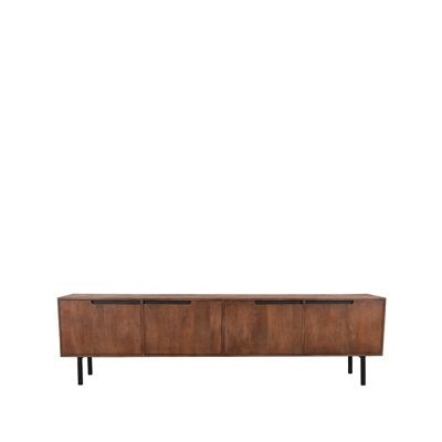 Morres Bergkast Rio - Espresso - Mangohout - 2-Deurs