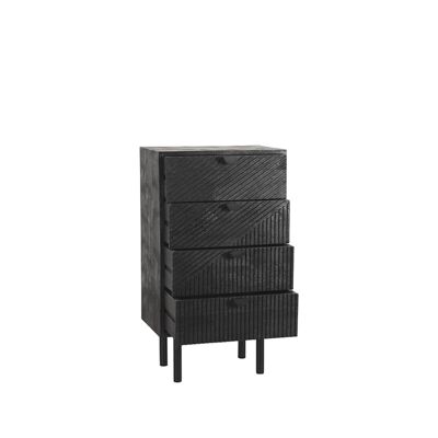 Morres charging box Cotia - Zwart - Mangohout