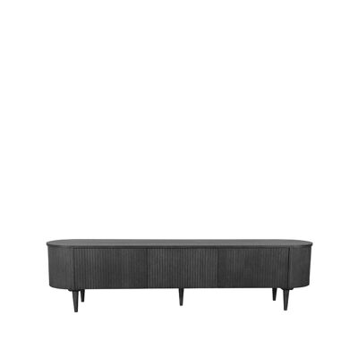 Morres Dressoir Oliva - Zwart - Eiken - 220 cm