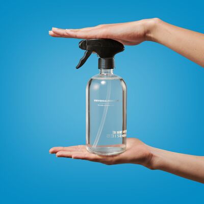 Flacone spray in vetro antigoccia da 500 ml - detergente universale