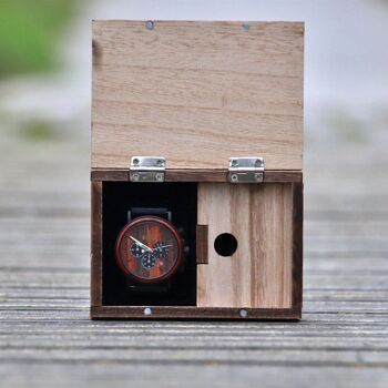 Montre homme en bois Flair dark 4