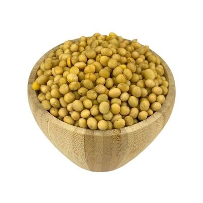 Organic Yellow Soybeans in Bulk - 1kg