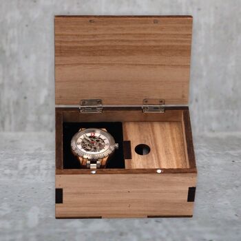 Montre homme mécanique en bois Youri 9