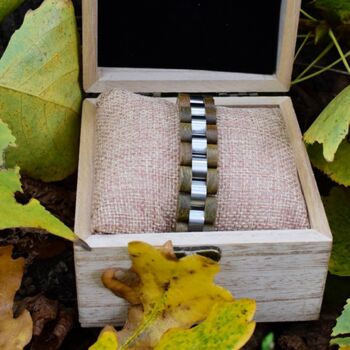 Bracelet en bois | longueur 24 cm | longueur ajustable 3