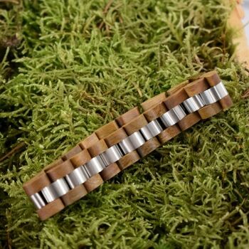 Bracelet en bois | longueur 24 cm | longueur ajustable 4