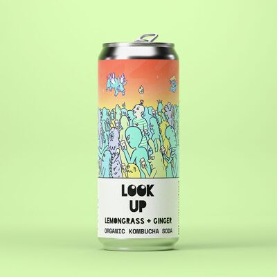 Counter Culture - Soda Kombucha Biologica Lemongrass + Zenzero