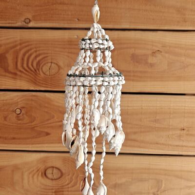 Mini colgante de concha, decoración costera - Estilo ibicenco - Decoración bohemia