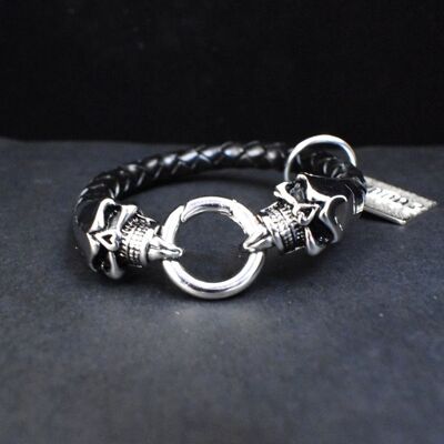 Lederarmband Frieden